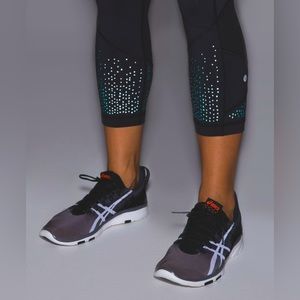 Lululemon Pace Rival Crop *Lights Out in Black | Forage Teal